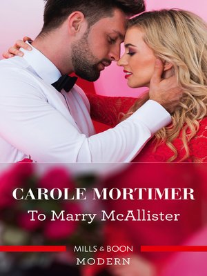 cover image of To Marry Mcallister